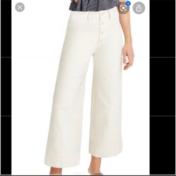 Madewell Pants - Madewell Emmett Crop Wide Leg Pants